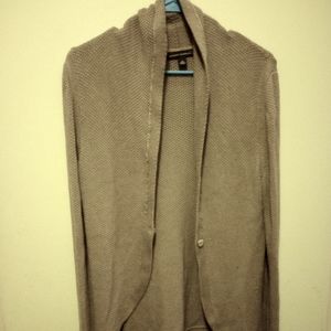 Banana republic khaki cardigan